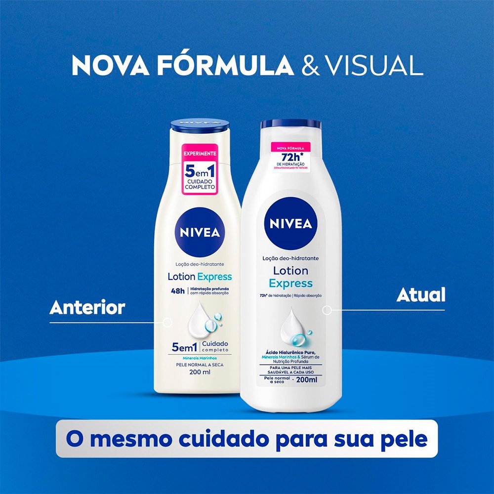 Hidratante Corporal Nivea Lotion Express 200ml