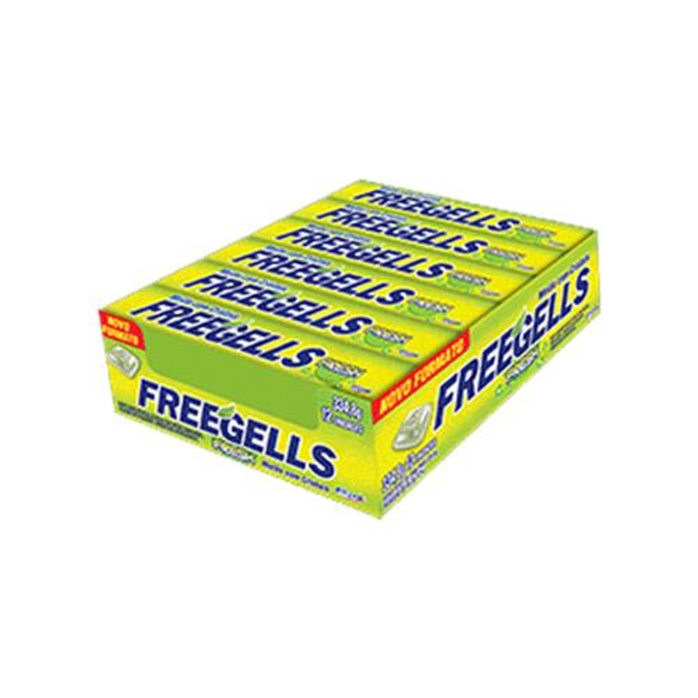 Drops Freegells Display Com 12 Unidades Sabor Fresh Melão Riclan