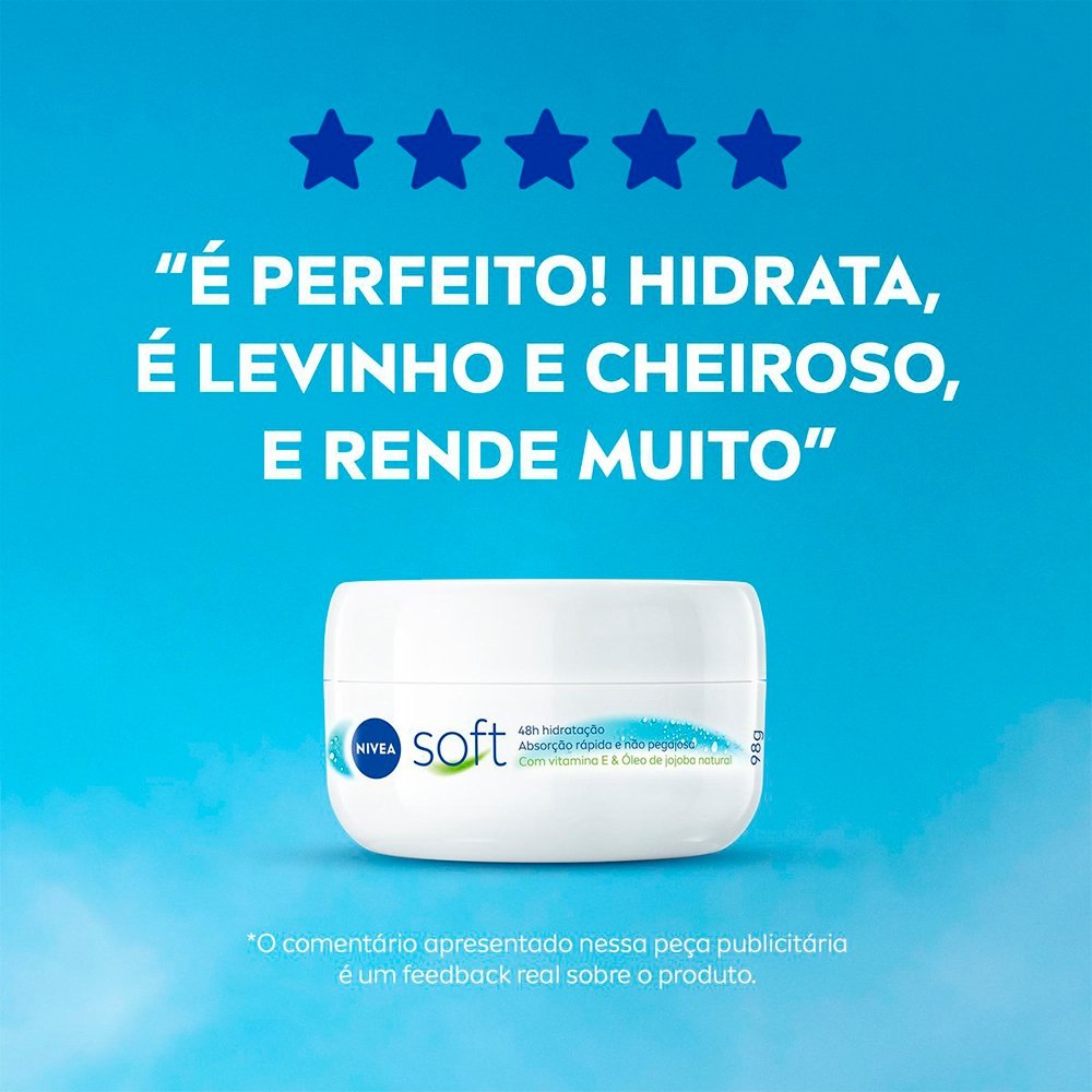 Creme Nivea Soft Hidratante 97g