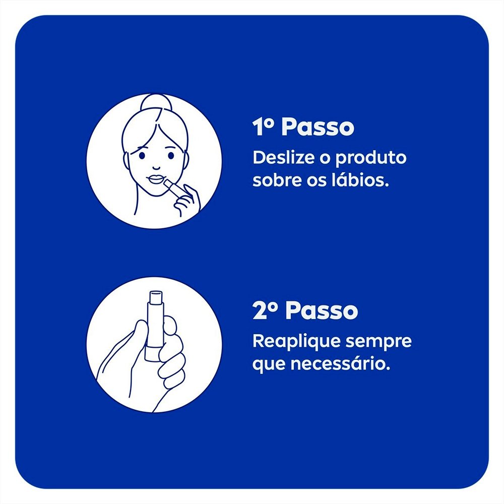Protetor Labial Nivea Hidratante Original Care 4,8g