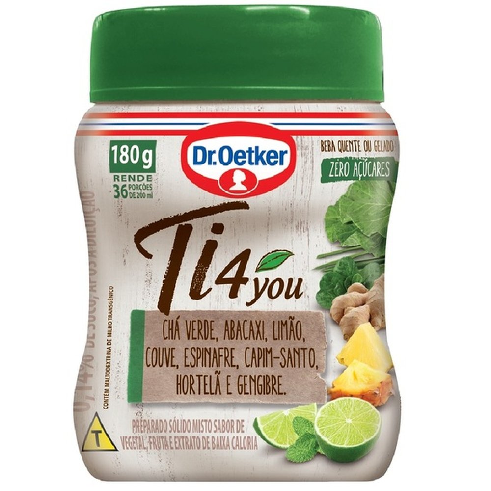 Ti4you Chaverde, Abacaxi, Limao, Hortela E Genibre 180g