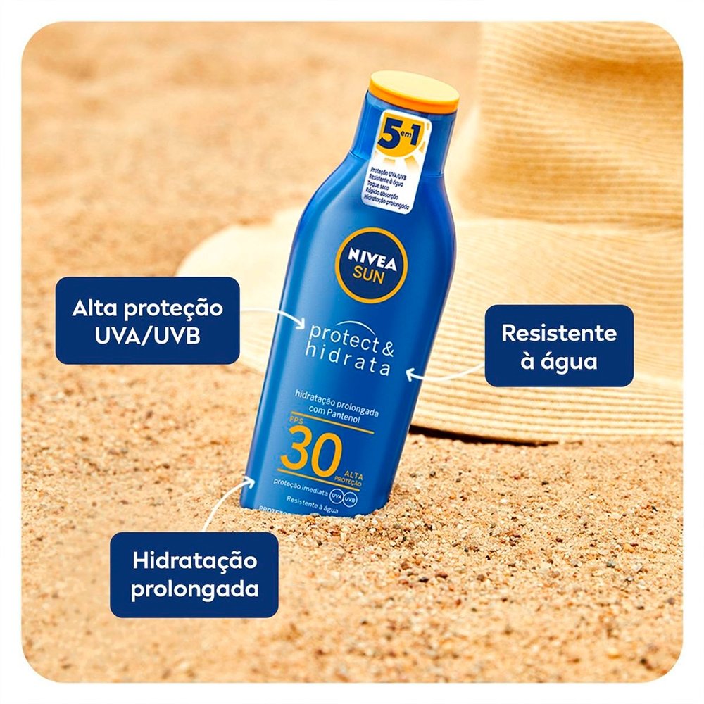 Protetor Solar Nivea Sun FPS30 Protect & Hidrata 200ml