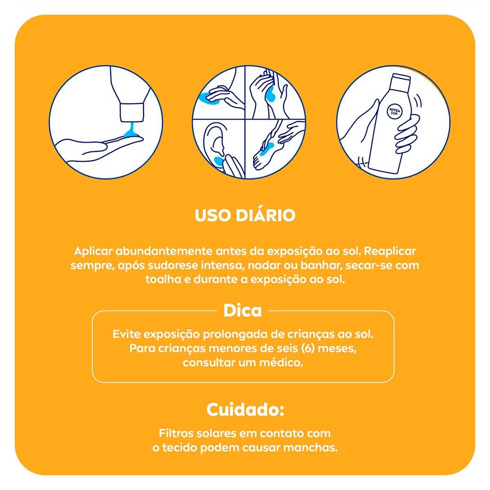Protetor Solar Nivea Sun Kids & Babies Pele Sensível FPS 60 - 125ml