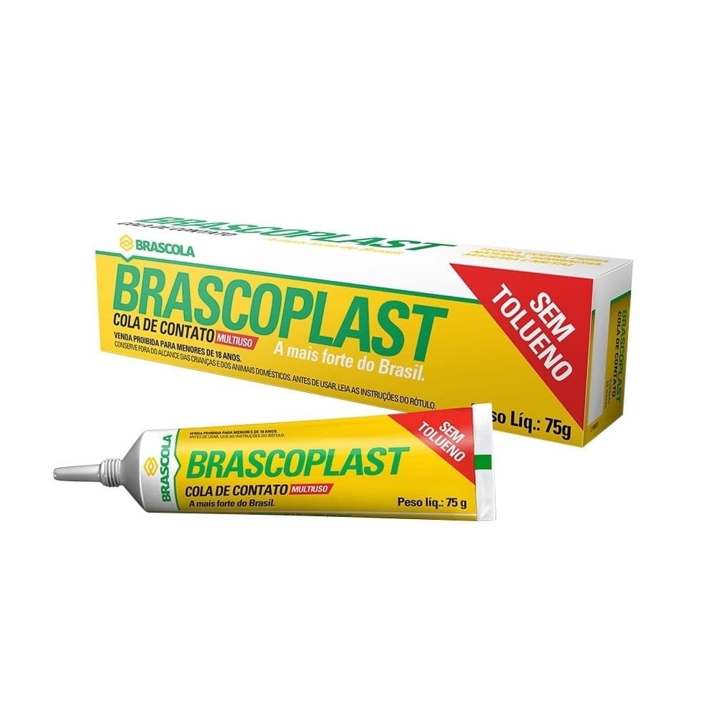 Cola de Contato Brascoplast Standard sem Tolueno 75g