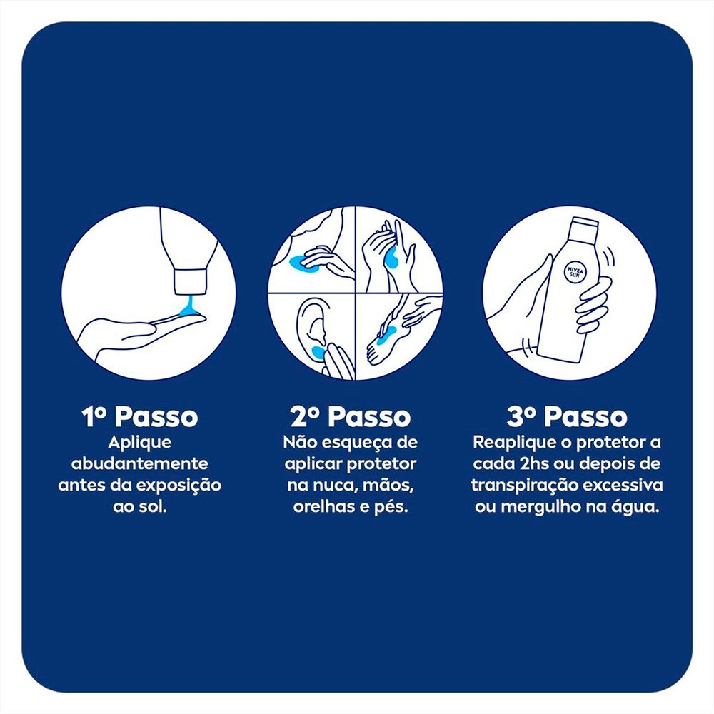 Protetor Solar Nivea Sun FPS50 Protect & Hidrata 200ml