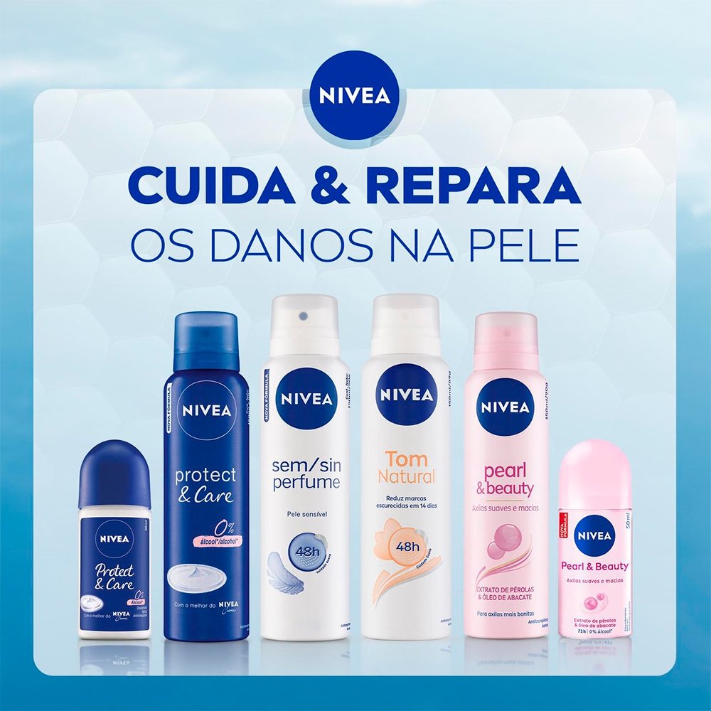 Desodorante Nivea Aerosol Feminino Pearl e Beauty 150ml