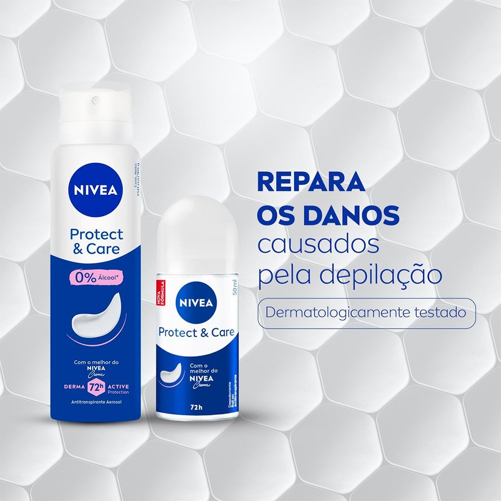 Desodorante Nivea Aerossol Feminino Protect e Care 150ml
