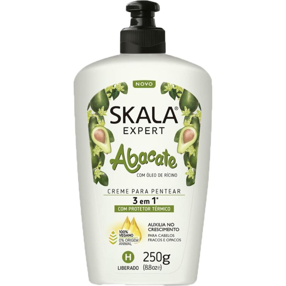 Creme de Pentear Skala 3 Em 1 Bomba de Abacate 325ml
