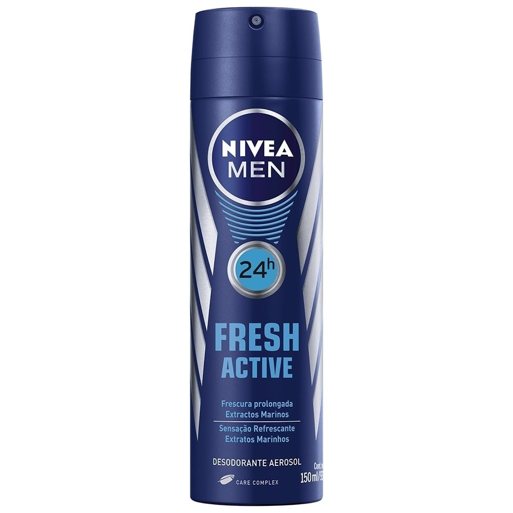 Desodorante Nivea Aerosol Masculino Fresh Active 150ml