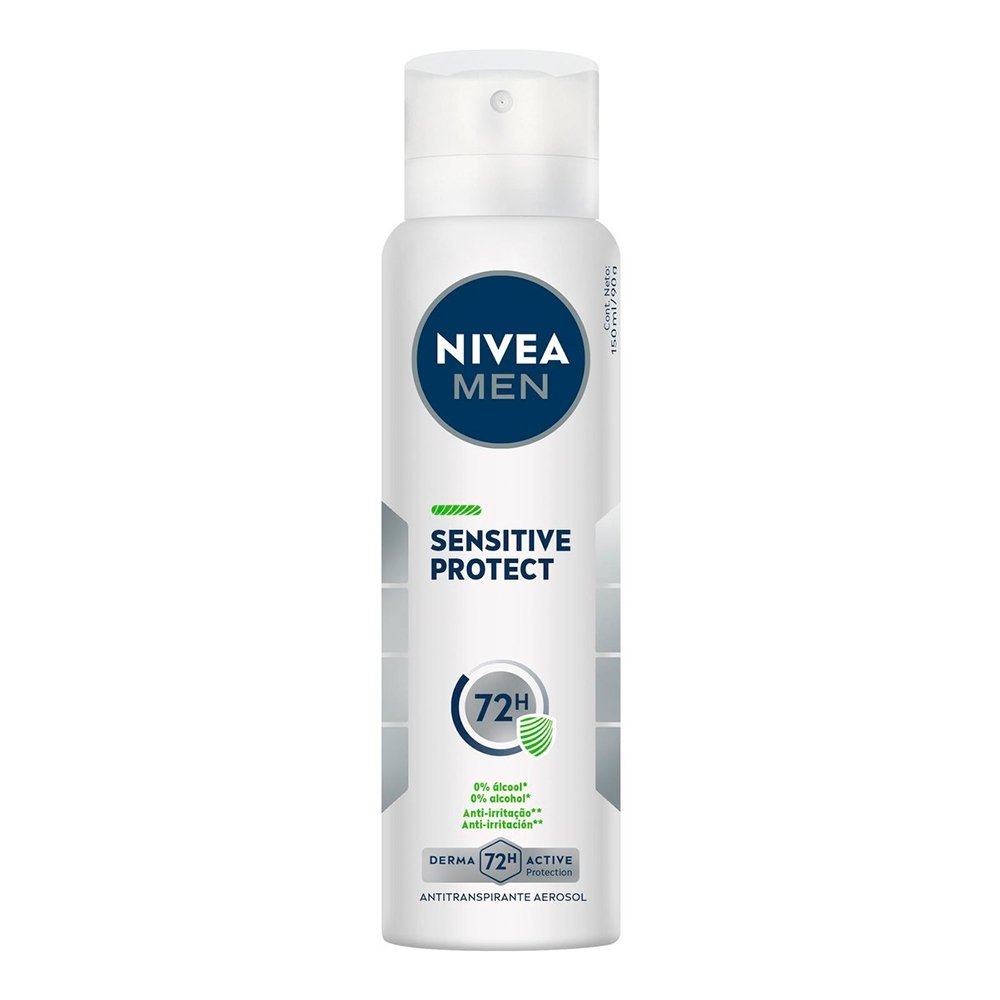Desodorante Nivea Aerosol Masculino Sensitive Protect 150ml