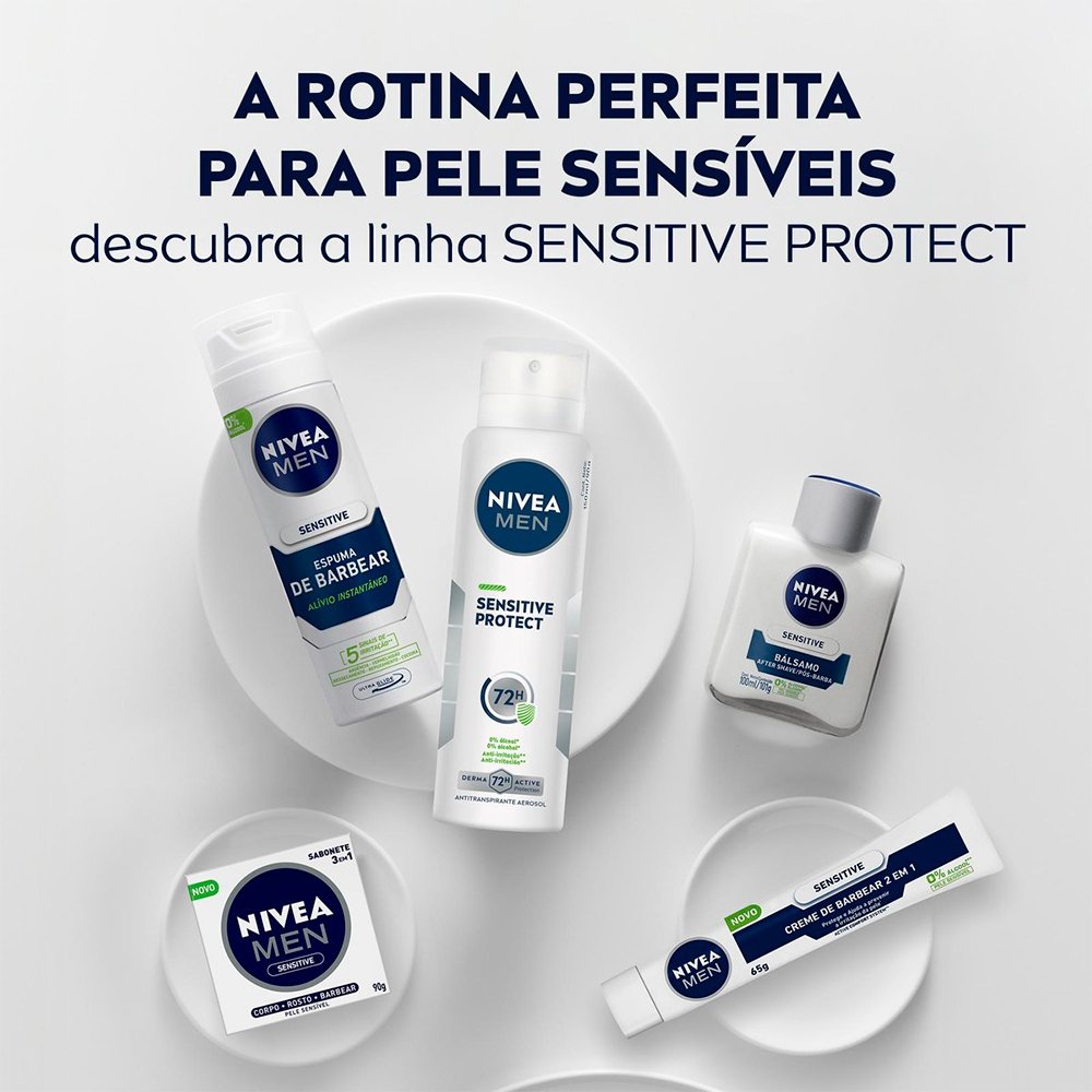 Desodorante Nivea Aerosol Masculino Sensitive Protect 150ml