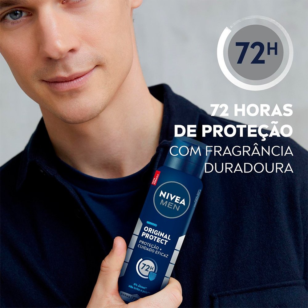 Desodorante Nivea Aerossol Masculino Original Protect 150ml