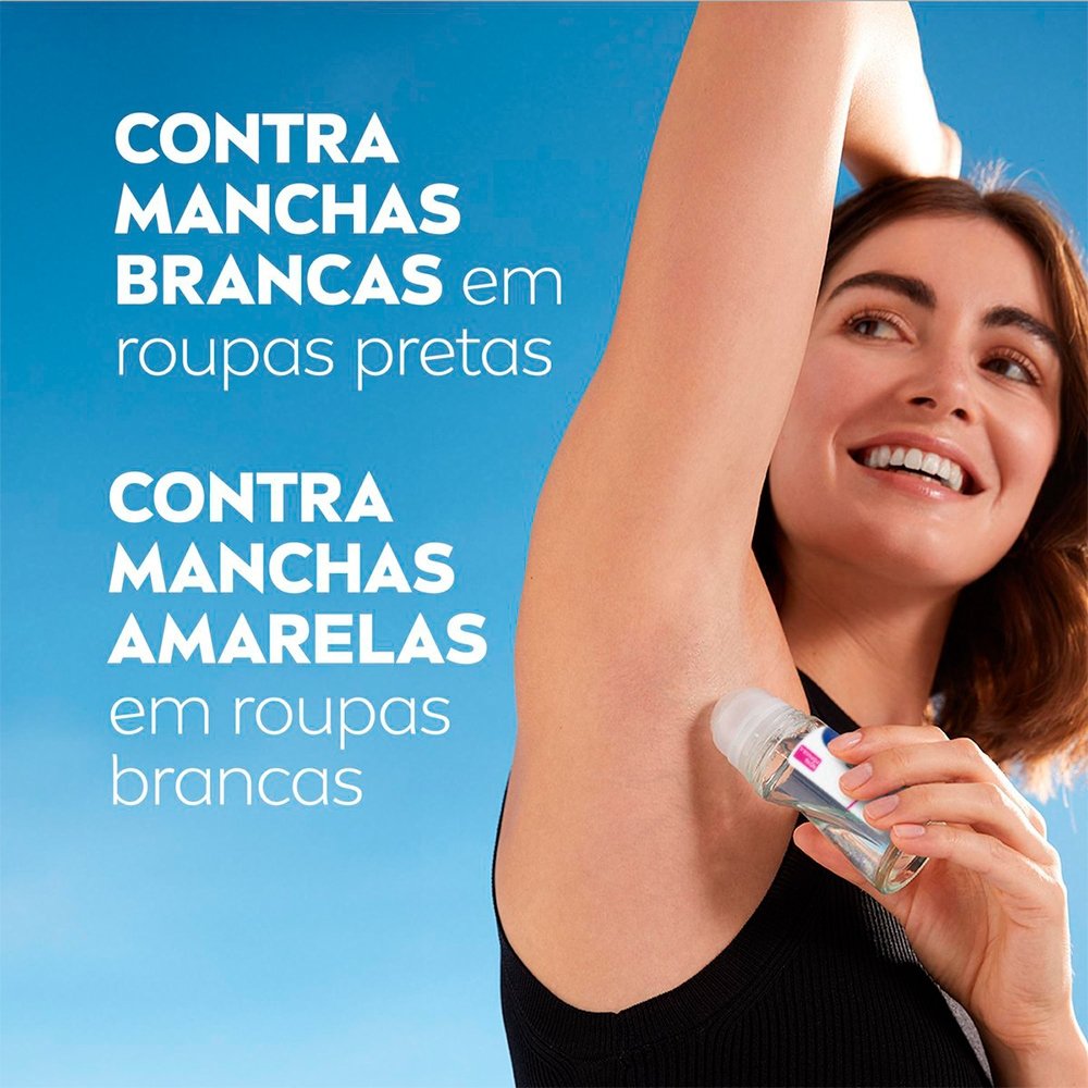 Desodorante Nivea Roll On Feminino Invisible Black White Clear 50ml
