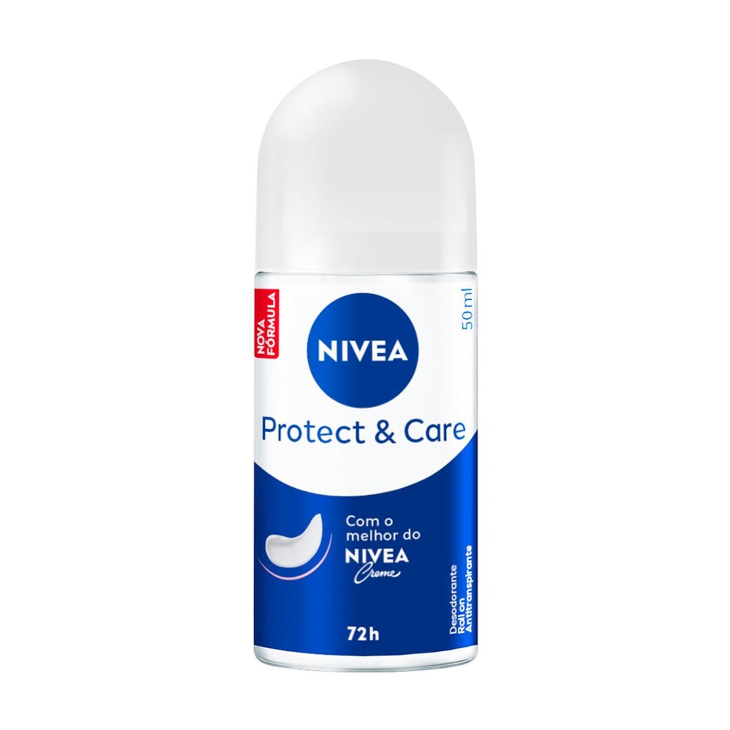 Desodorante Nivea Roll On Feminino Protect e Care 50ml