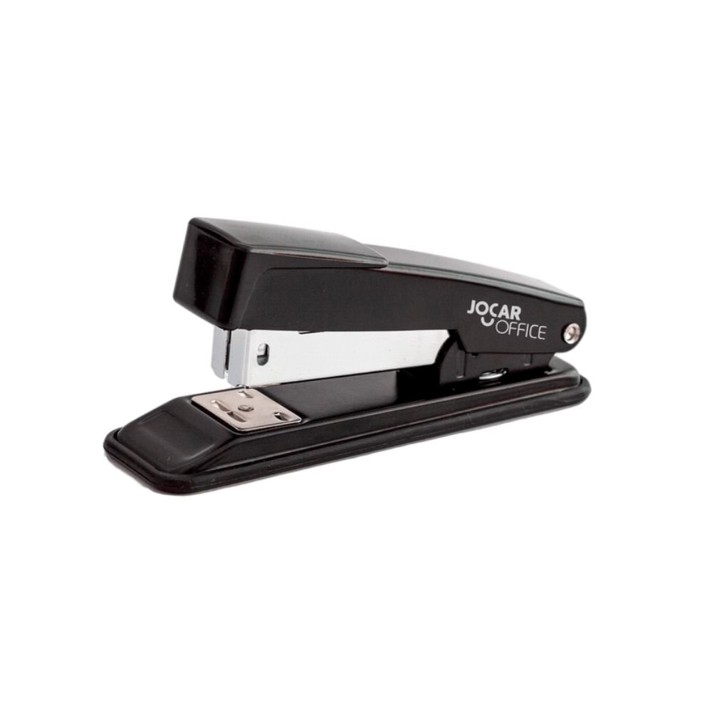 Grampeador Metal 11,5 Cm para 25 Folhas Leonora, 93013, Preto