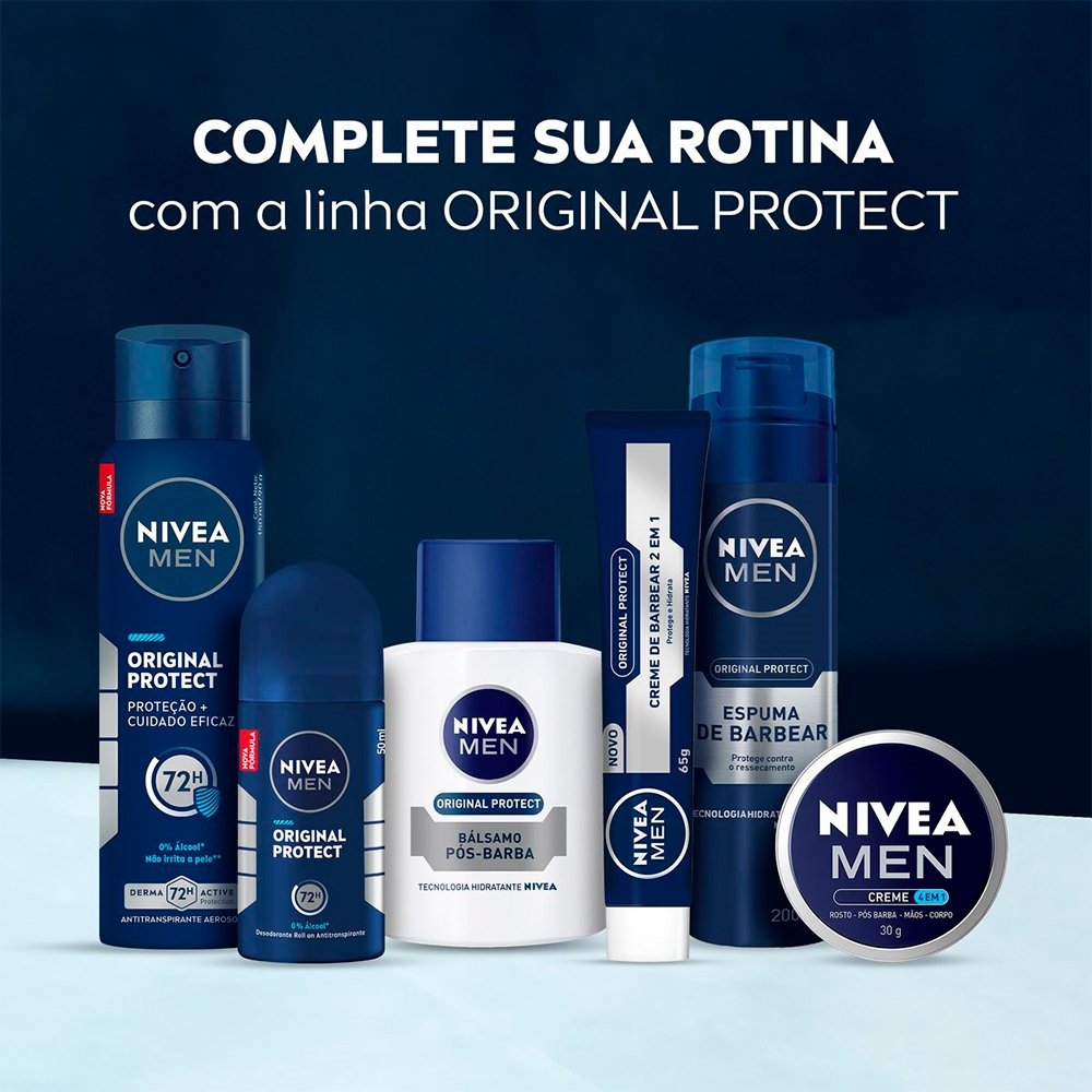 Desodorante Nivea Roll On Masculino Original Protect 50ml
