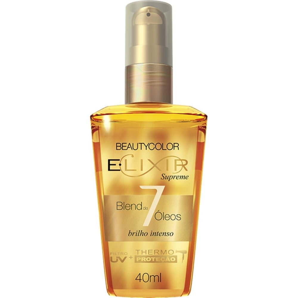 Óleo Capilar Elixir Beautycolor Nutritivo Blend de 7 Óleos 40ml