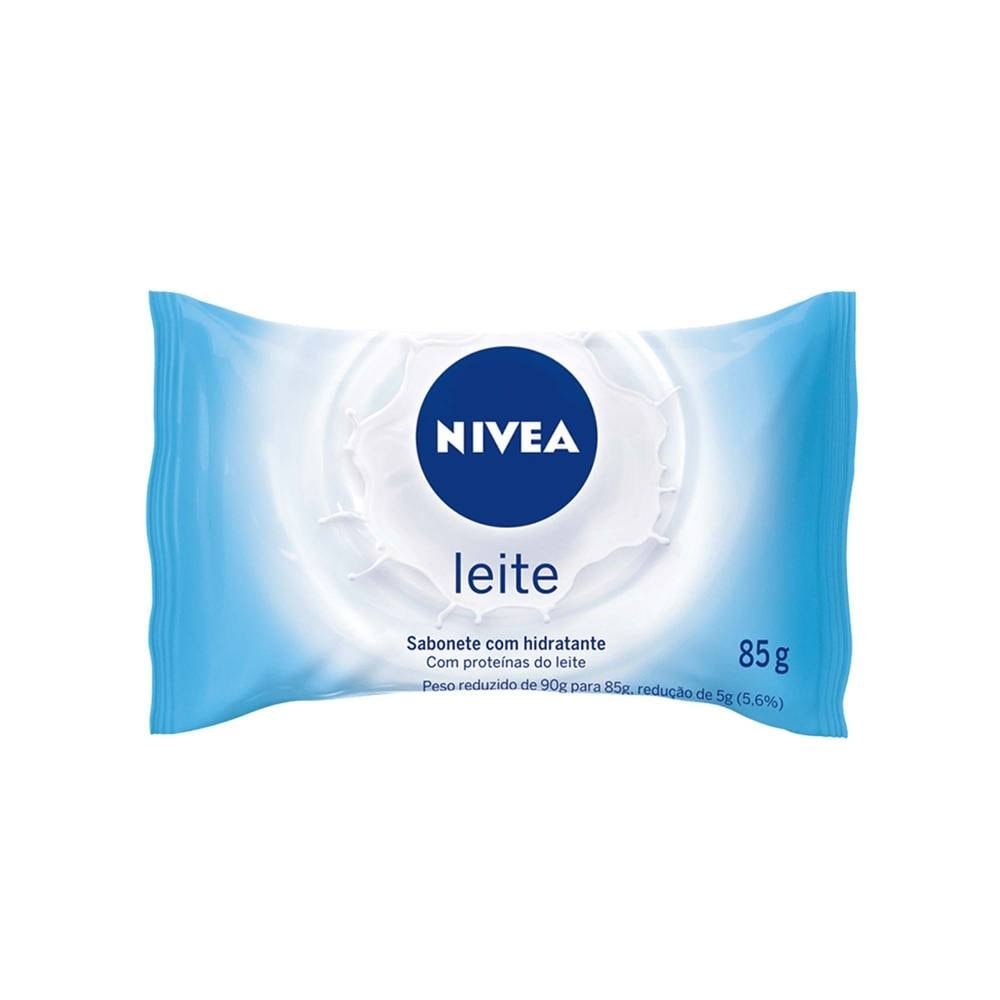 Sabonete Nivea Hidratante Proteínas do Leite 85g Embalagem com 12 Unidades