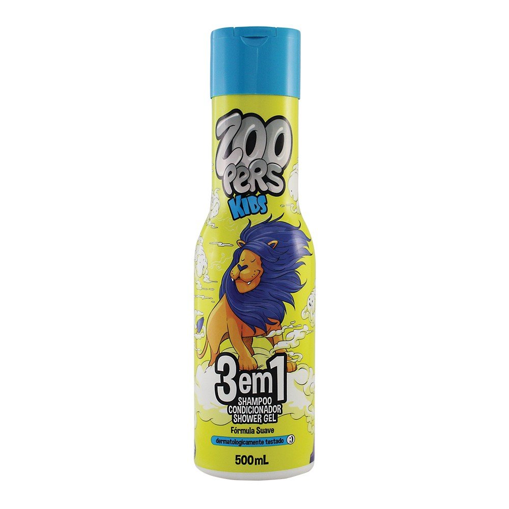 Shampoo Zoopers 3x1 Shower Gel Emb. 12x500ml