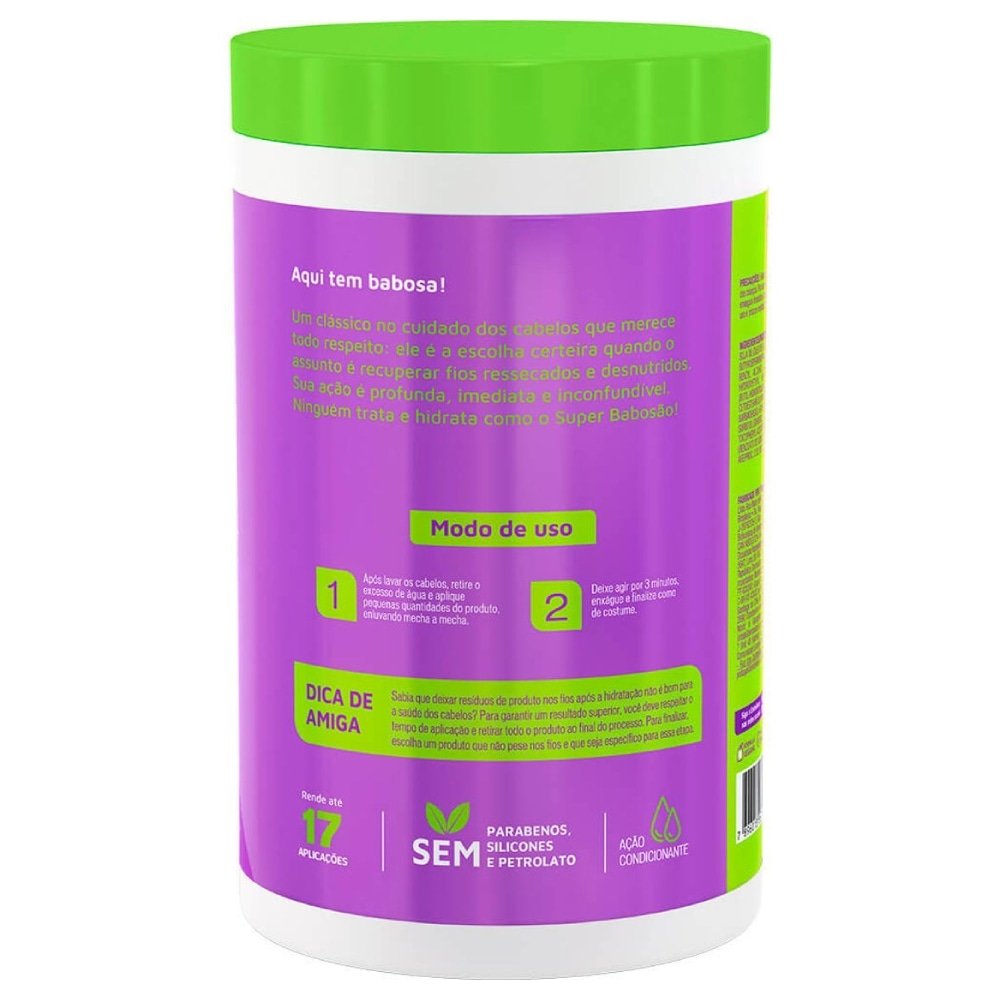 Creme de Tratamento Novex Super Babosão 400g