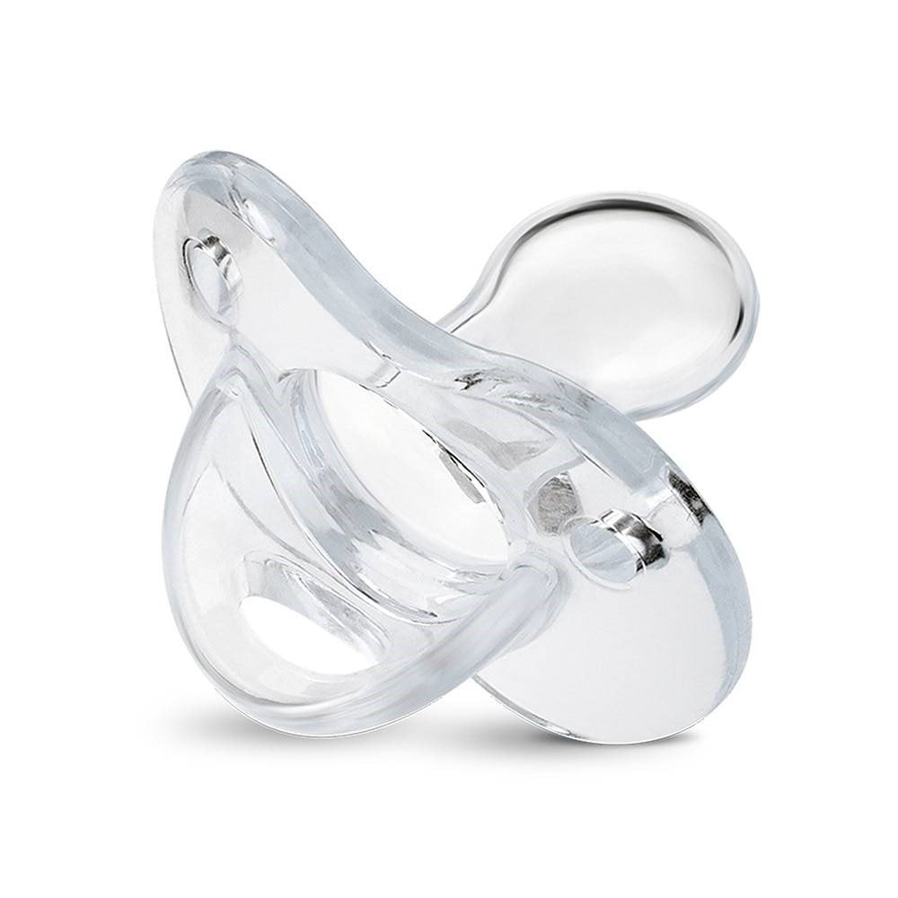 Chupeta Lillo Soft Calming 100% Silicone Simétrico Transparente Tamanho 2