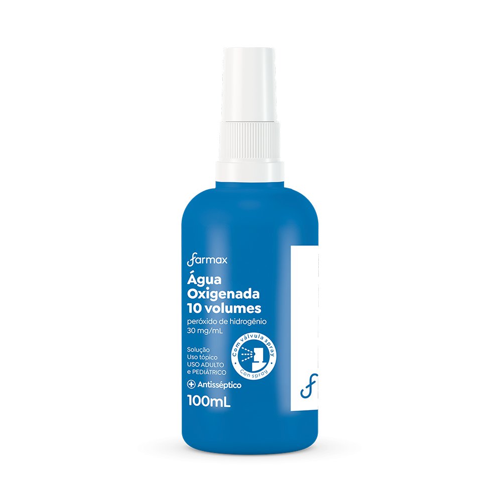 Agua Oxigenada 10v Spray Farmax 100ml