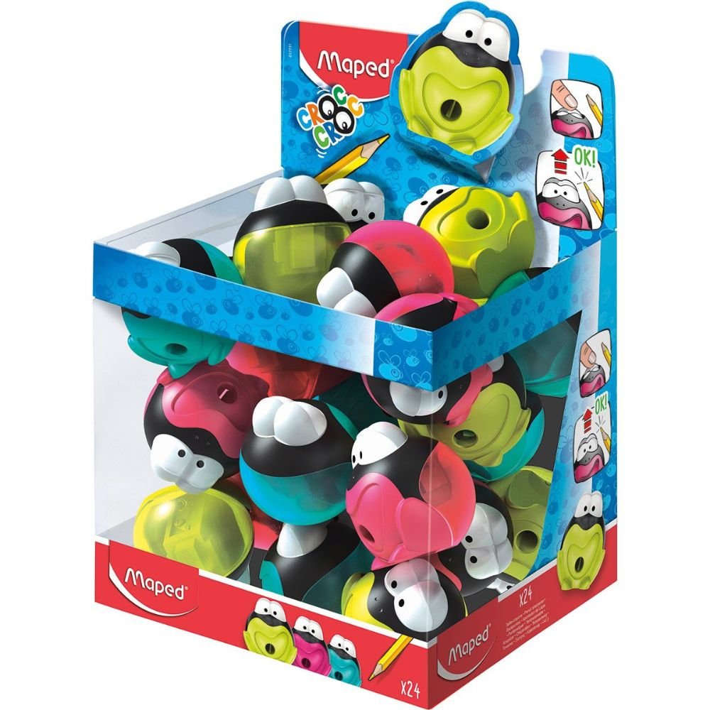 Apontador Croc Croc Sapo Sortido Maped - 017711