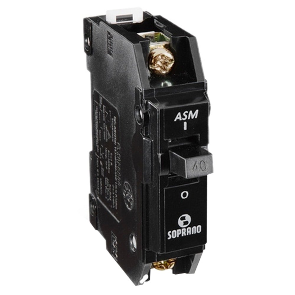 Disjuntor Soprano Nema 1P 20A ASM-B Preto