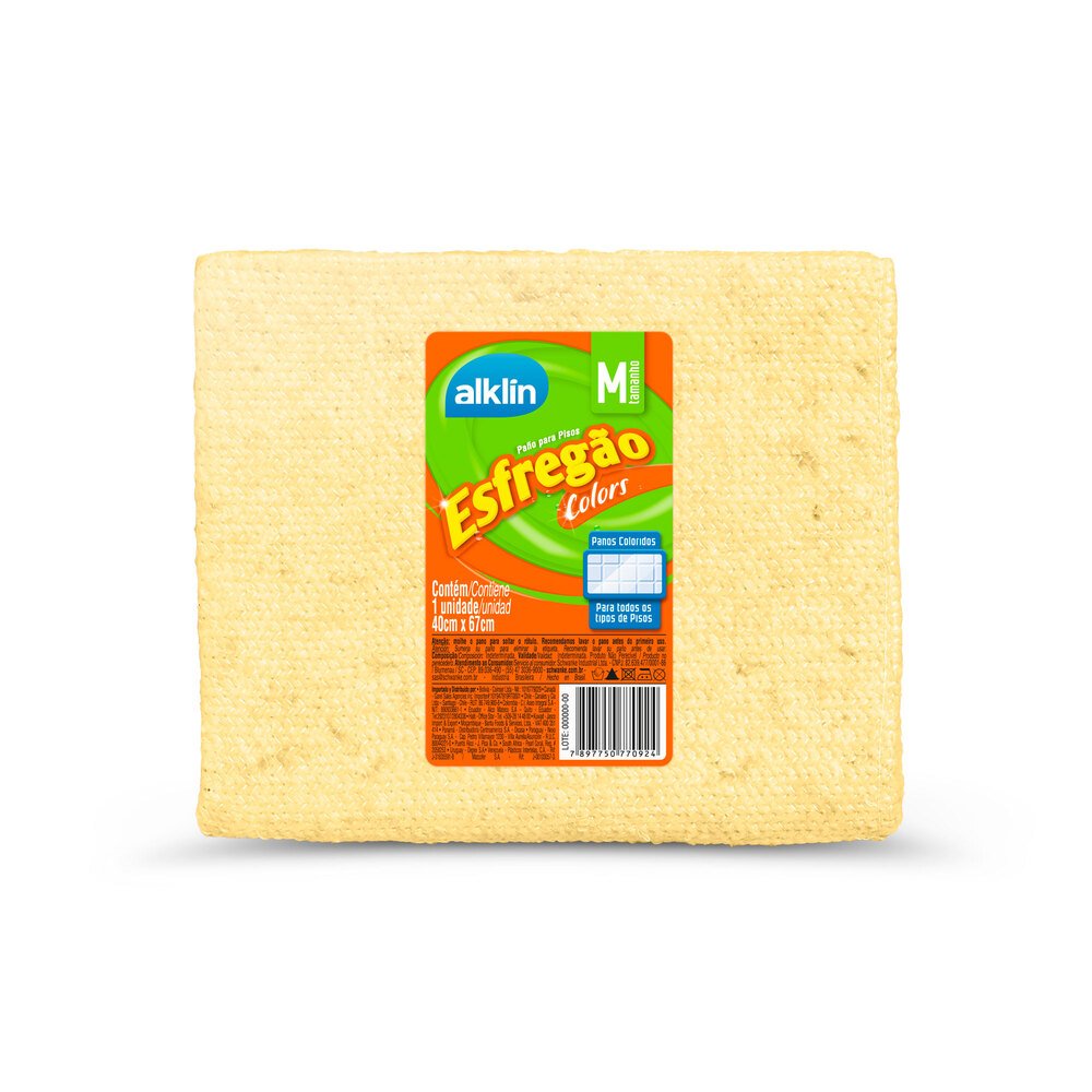 Pano para Piso 40x67 Colors com 1 unidade - Marca Alklin