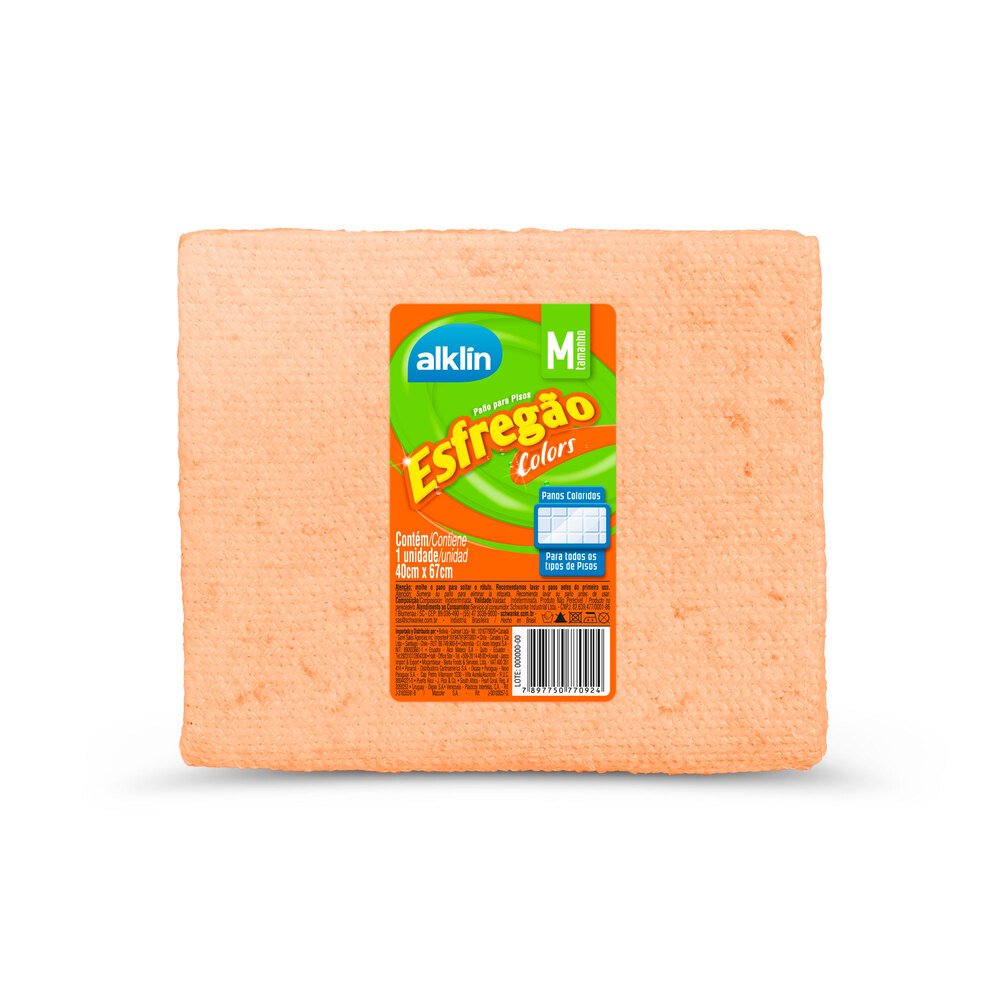 Pano para Piso 40x67 Colors com 1 unidade - Marca Alklin