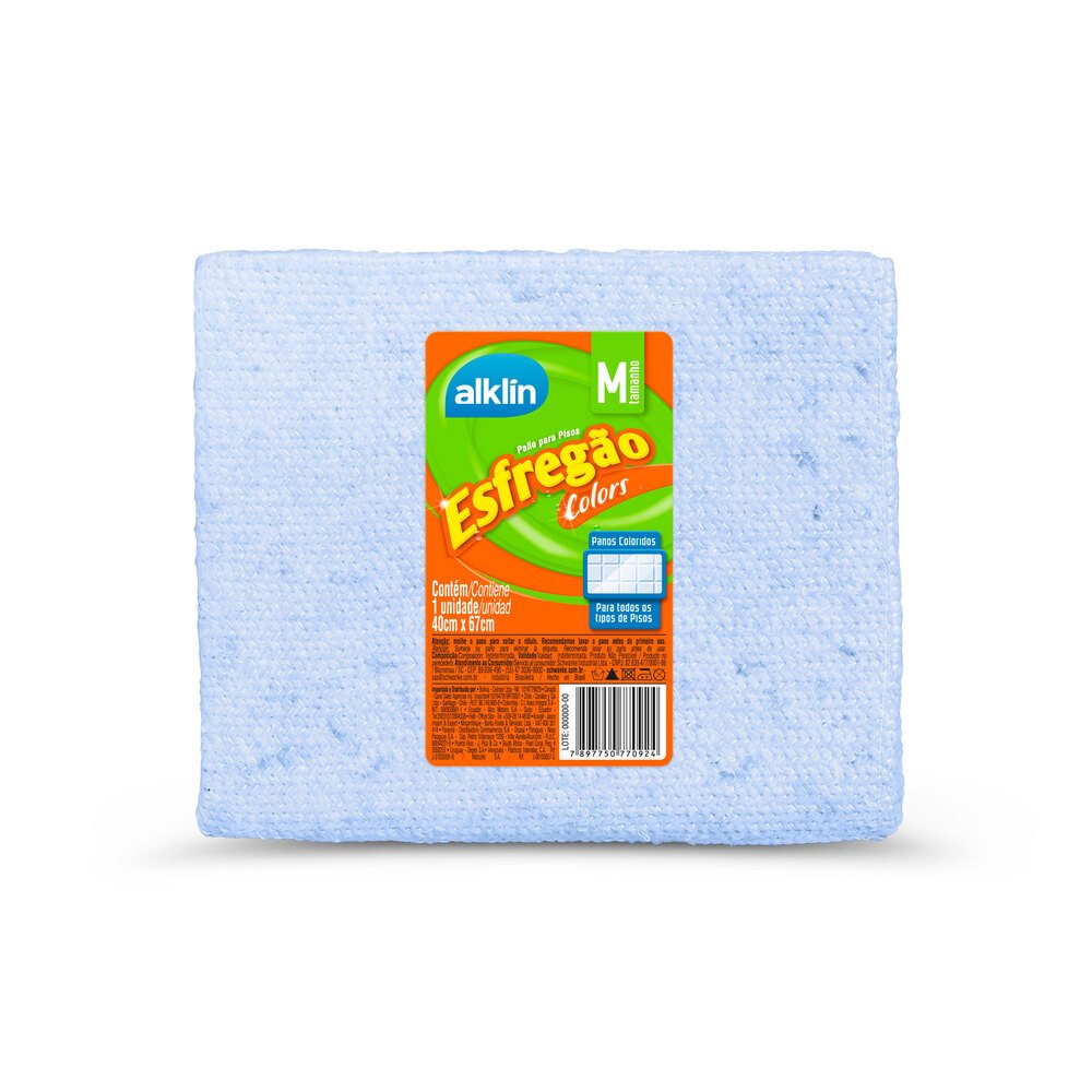 Pano para Piso 40x67 Colors com 1 unidade - Marca Alklin