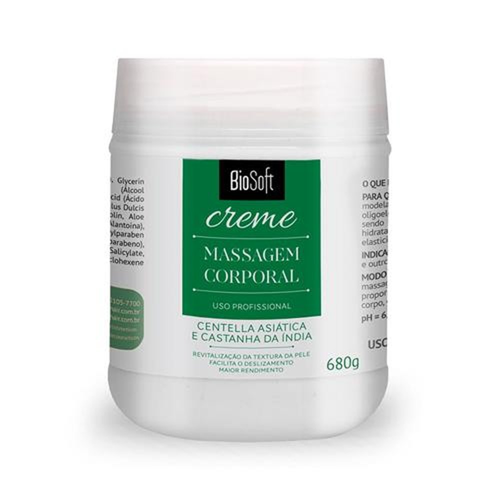 Creme Massagem Corporal Centella Asiática & Castanha da Índia 680g