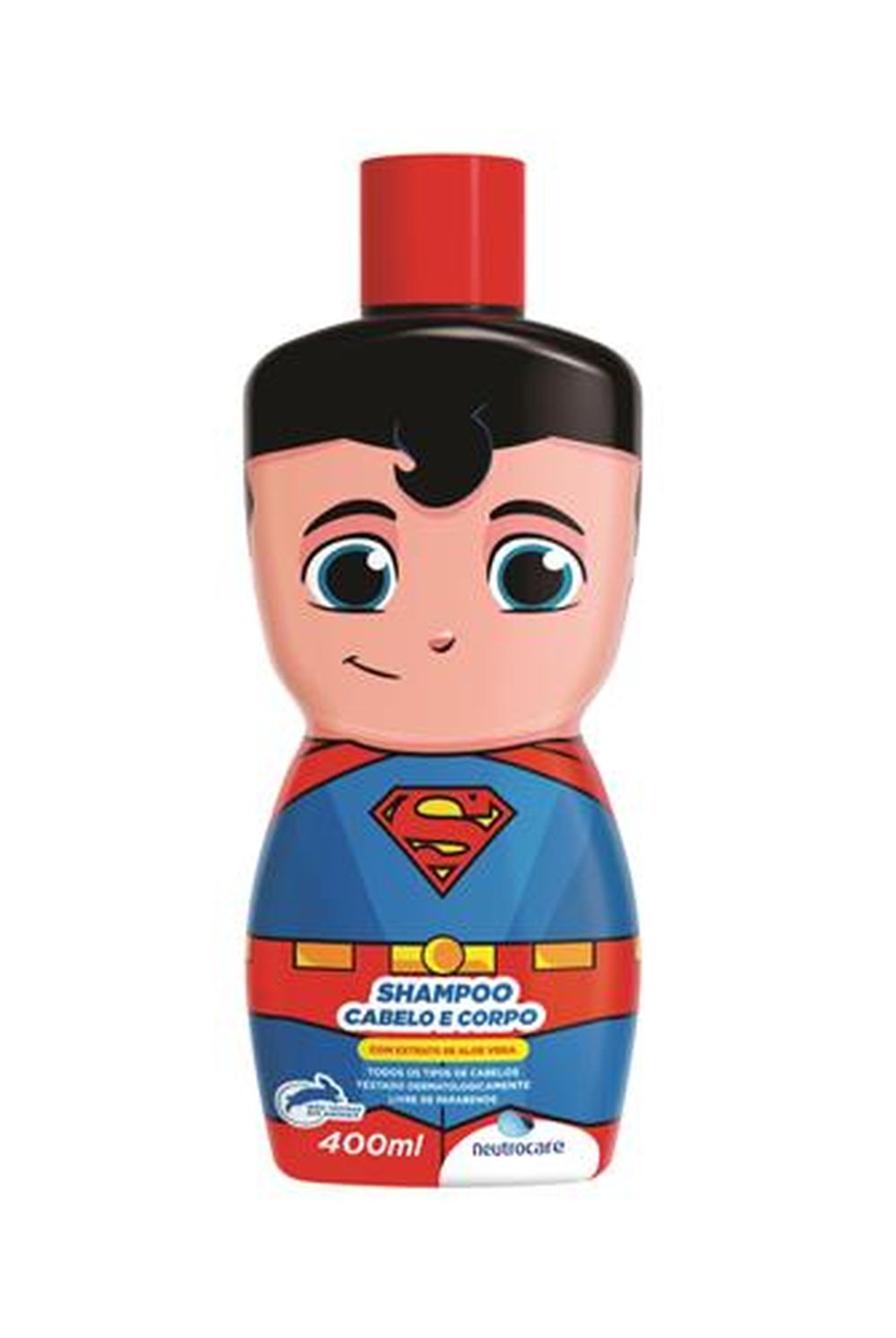 Shampoo Cabelo e Corpo Neutrocare Superman 400ml (Caixa com 12 und)