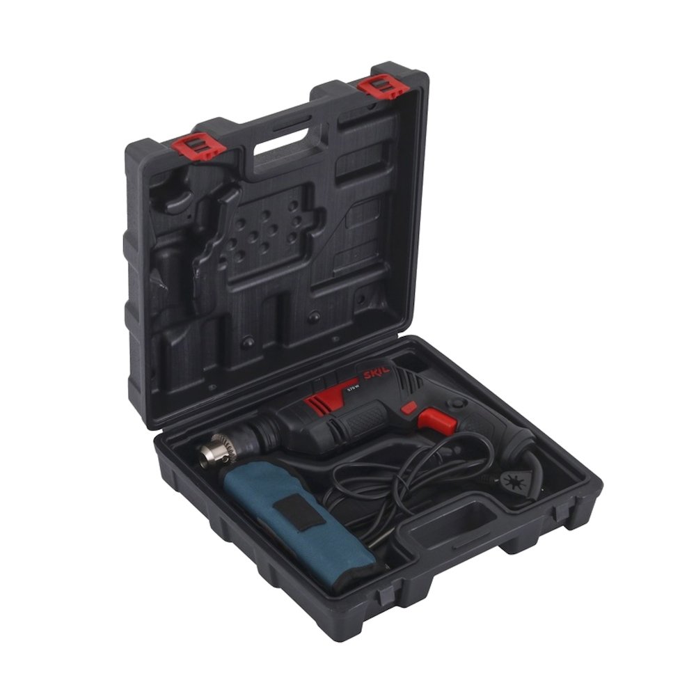 Furadeira de Impacto Skil 1/2 6555 VVR Grátis 23 Acessórios com Maleta 570W 110V