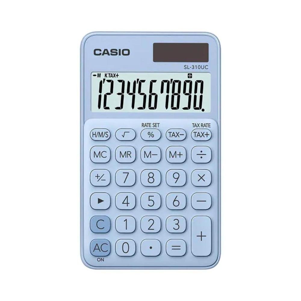 Calculadora de Bolso Sl-310uc 10 Dígitos Azul claro Casio