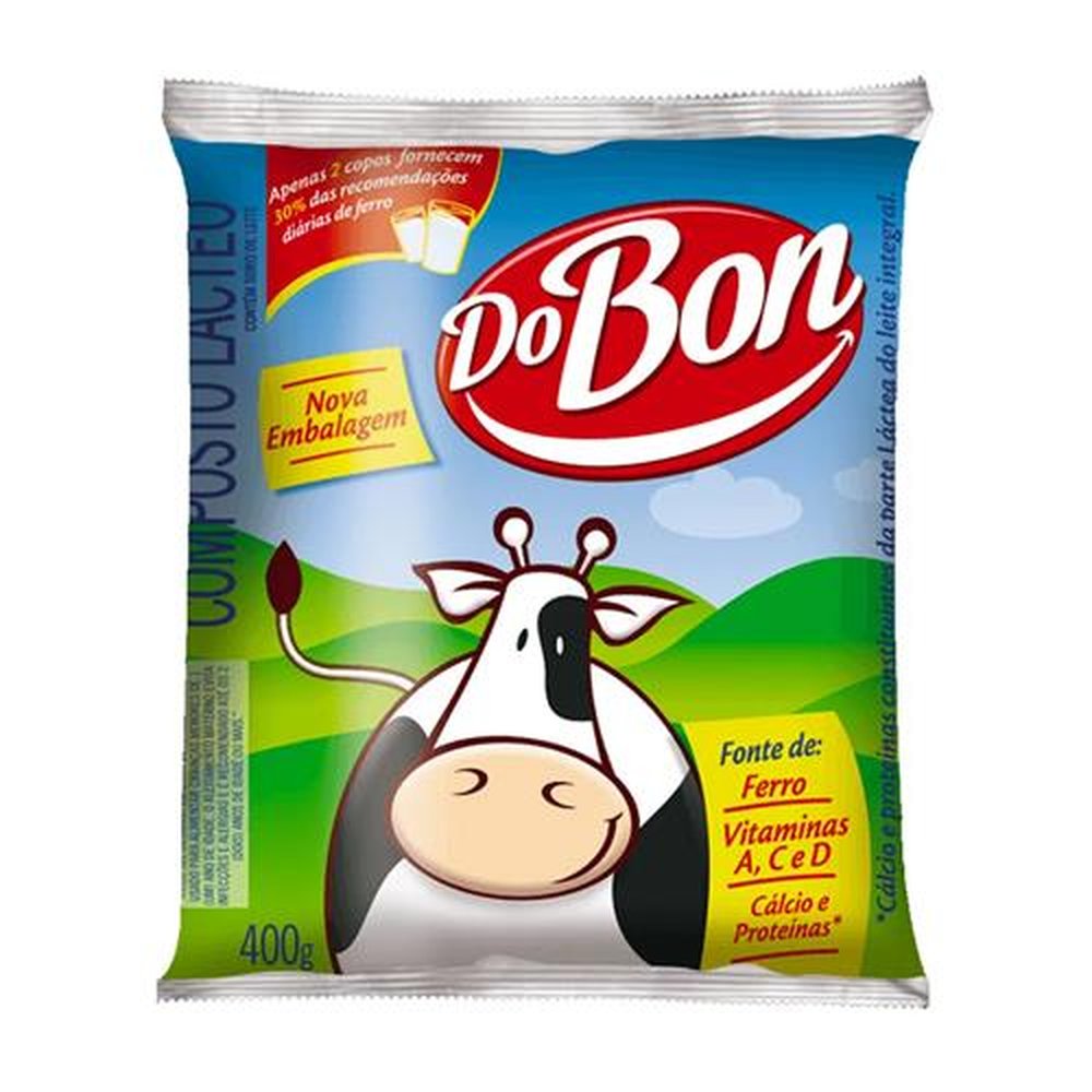 Leite Dobon Composto 400g - Fardo com 25 Unidades