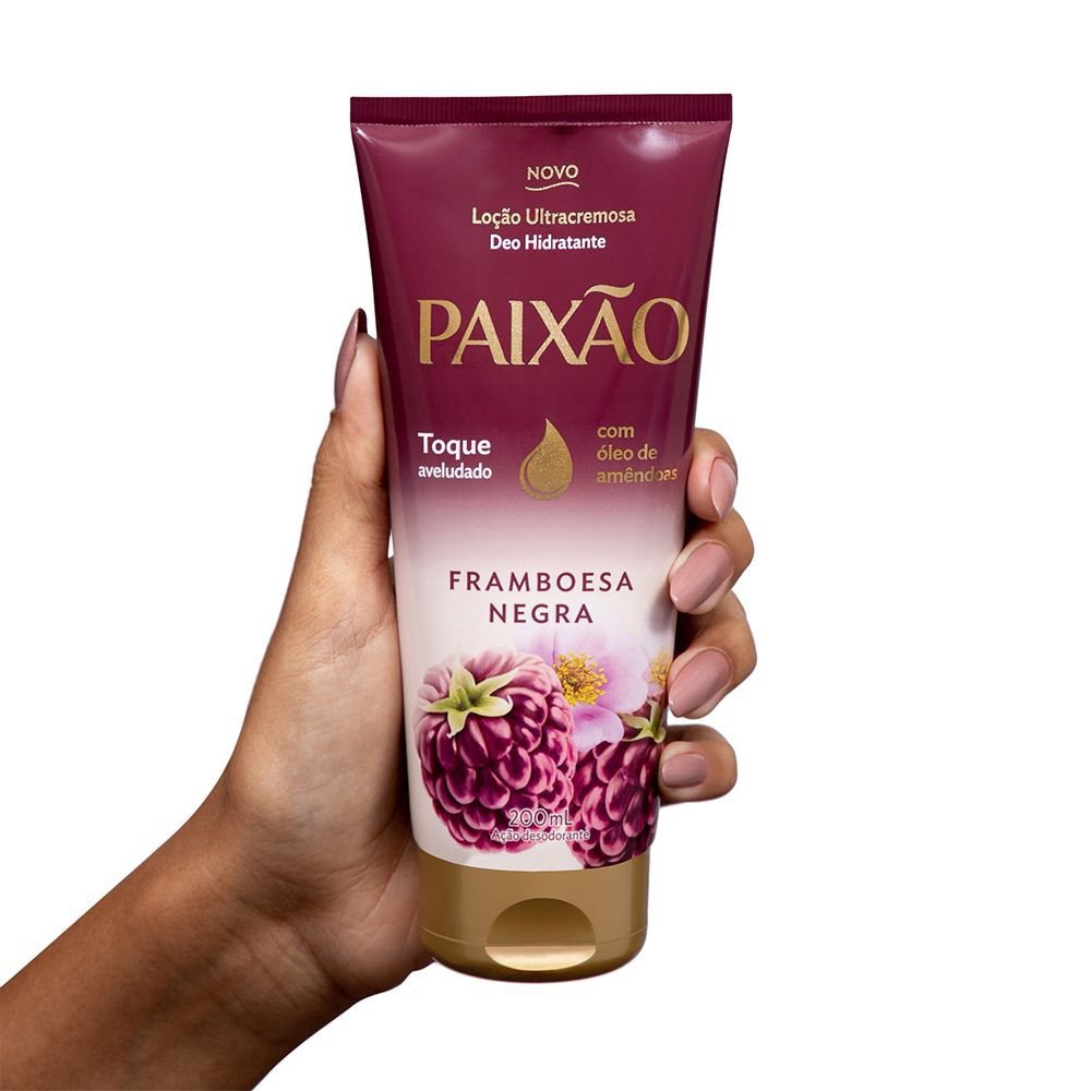 Hidratante Corporal Paixão Ultracremosa Franboesa Negra 200ml