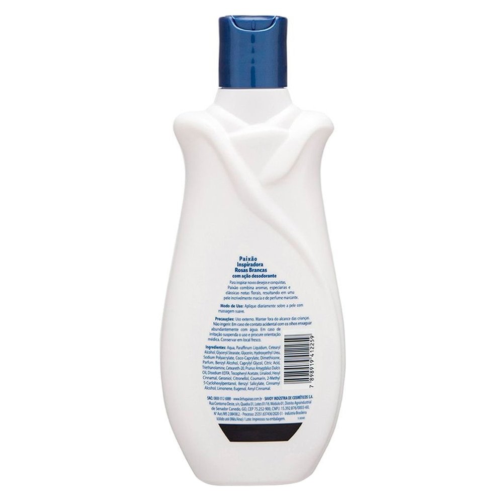 Hidratante Corporal Paixão Inspiradora com Óleo de Amêndoas ação desodorante 400ml