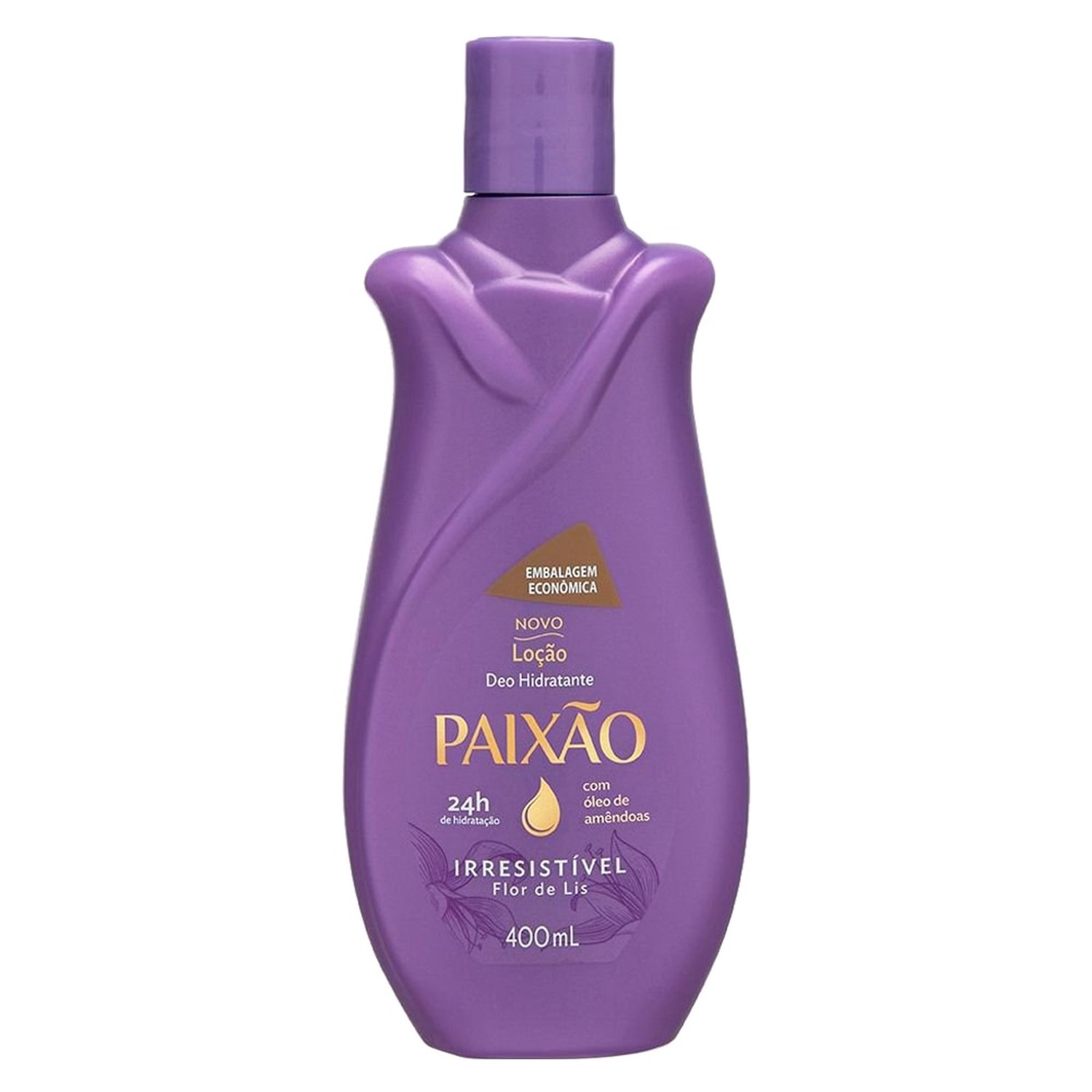 Hidratante Corporal Paixão Irresistível com Óleo de Amêndoas ação desodorante 400ml