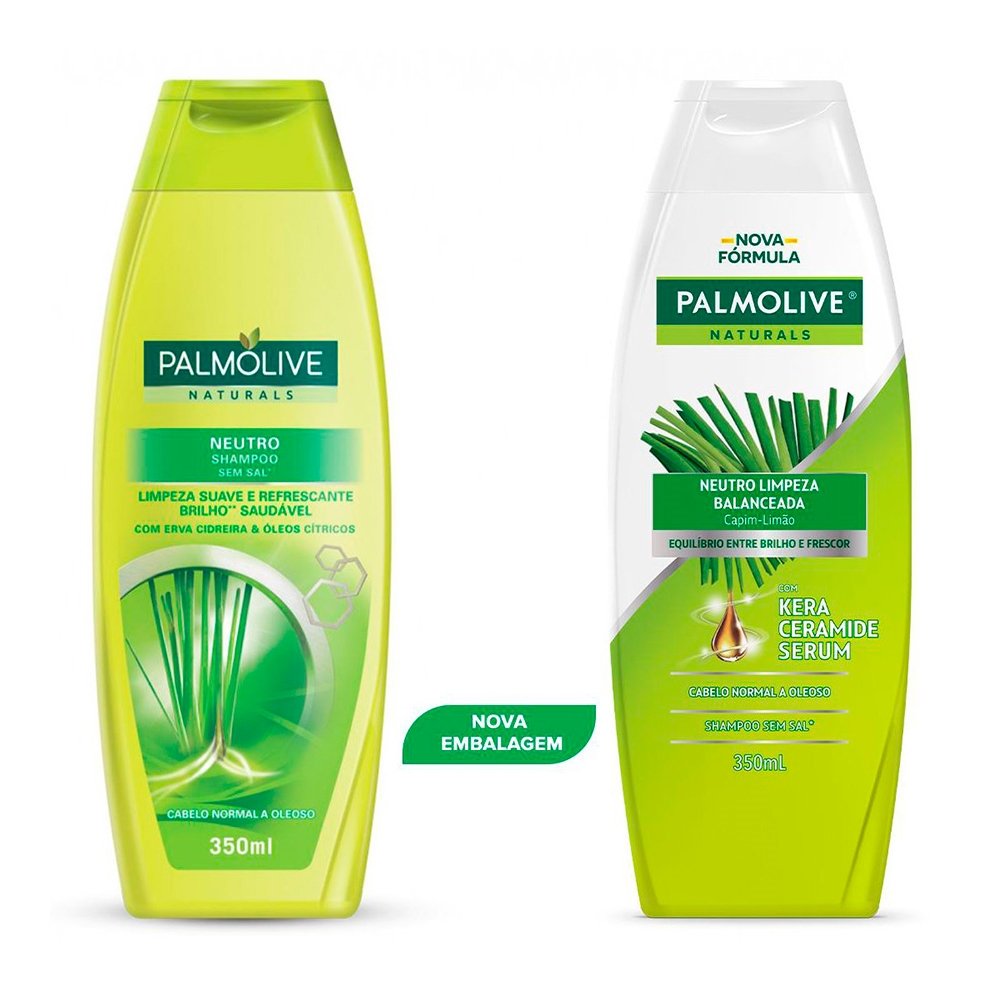 Shampoo Palmolive Naturals Neutro Limpeza Balanceada 350ml