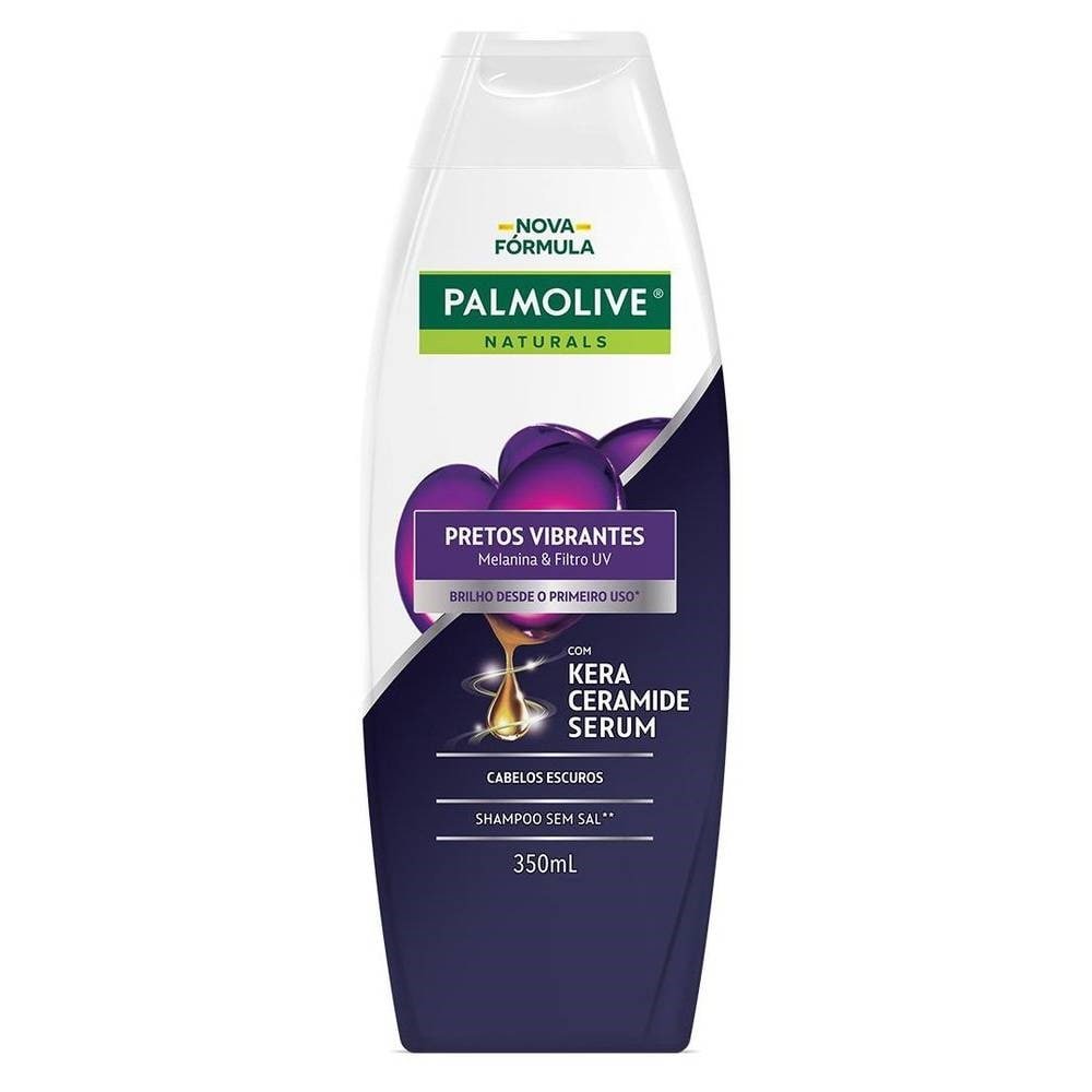 Shampoo Palmolive Naturals Iluminador Pretos Vibrantes 350ml