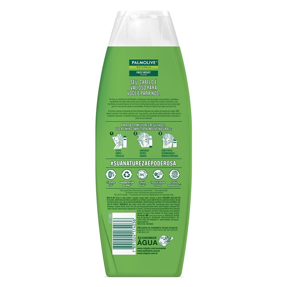Shampoo Palmolive Naturals Frizz Resist 350ml