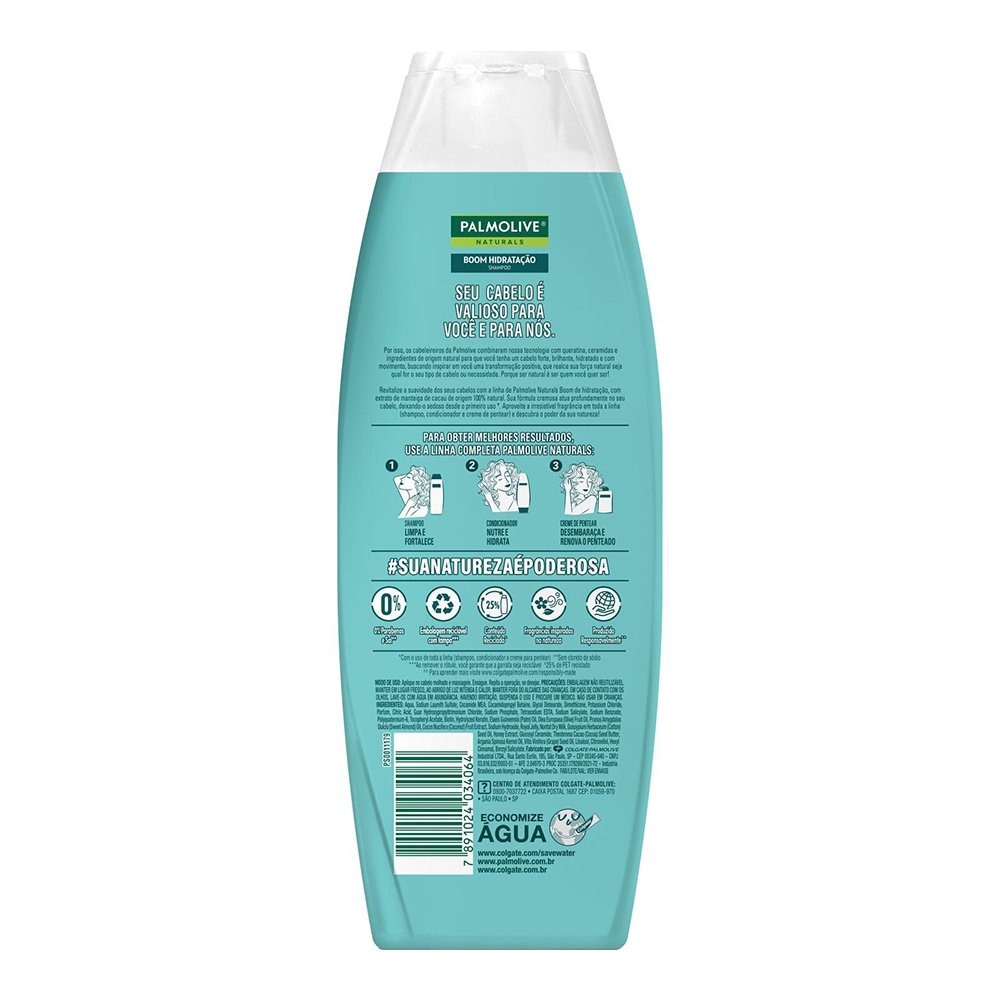 Shampoo Palmolive Naturals Cuidado Absoluto Manteiga de Cacau 350ml