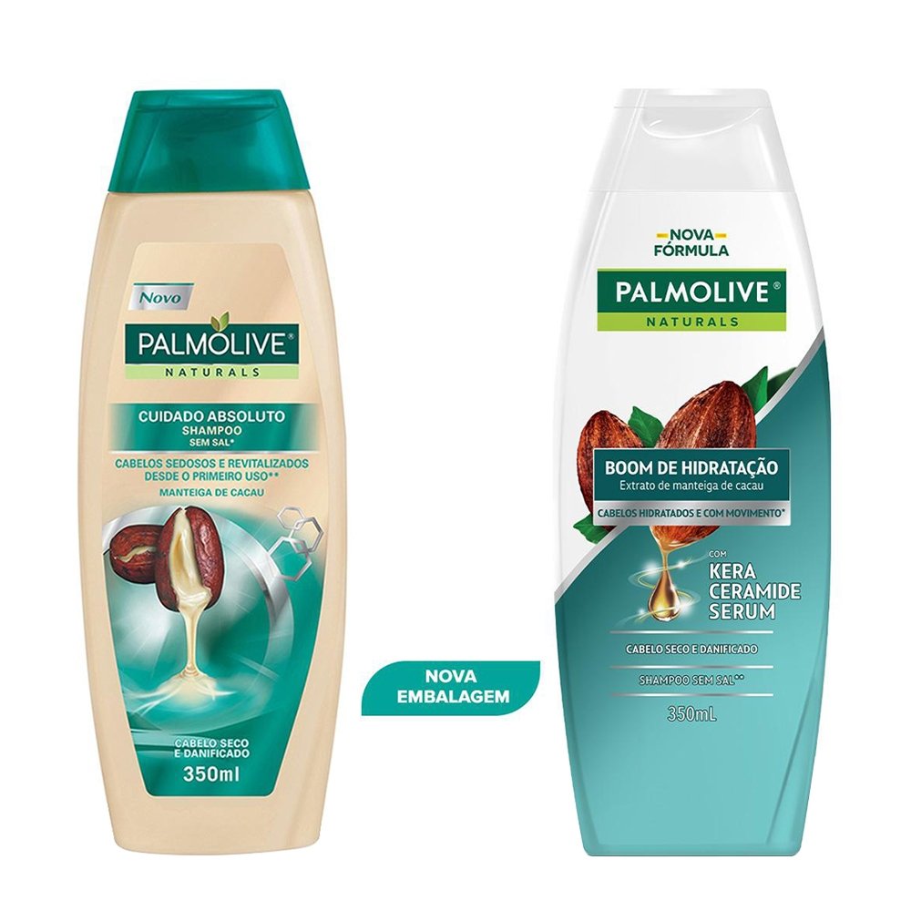 Shampoo Palmolive Naturals Cuidado Absoluto Manteiga de Cacau 350ml