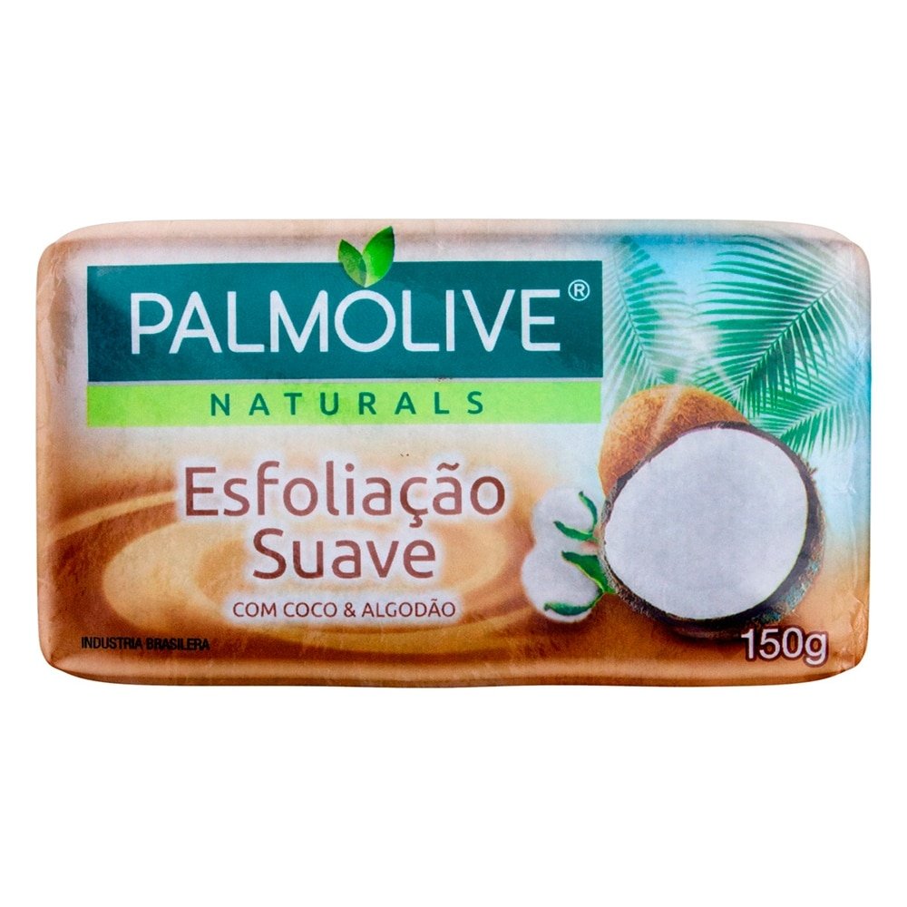 Sabonete Palmolive Naturals Cocô e Algodão 150g - Embalagem com 12 Unidades