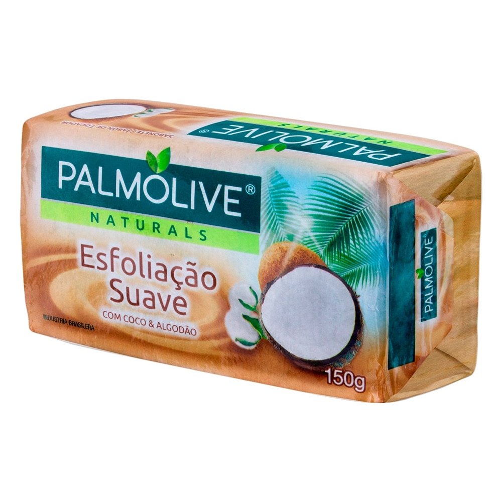 Sabonete Palmolive Naturals Cocô e Algodão 150g - Embalagem com 12 Unidades
