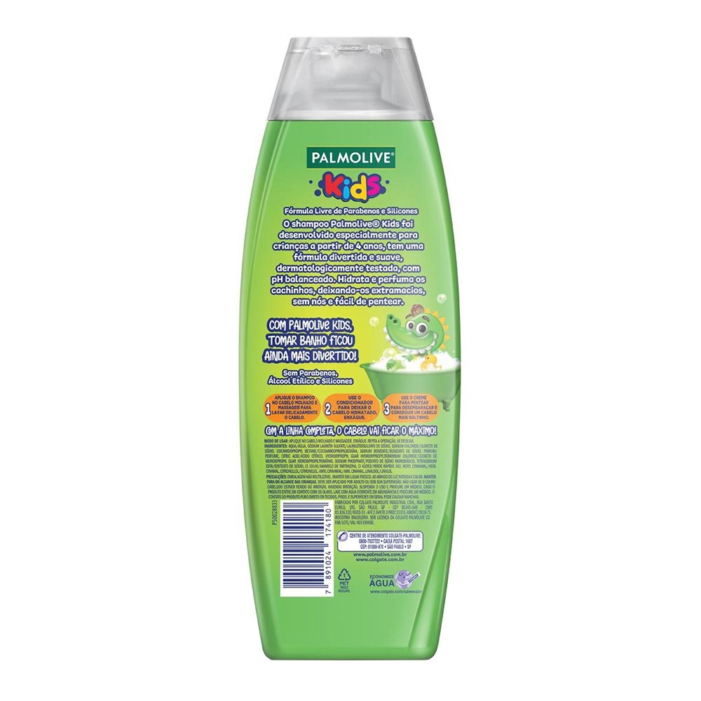Shampoo Infantil Palmolive Naturals Kids Cabelos Cacheados 350ml