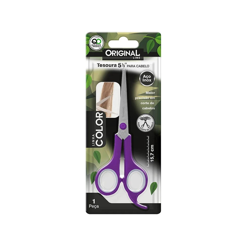 Tesoura 5-1/2 Color Para Cabelo Sl0090