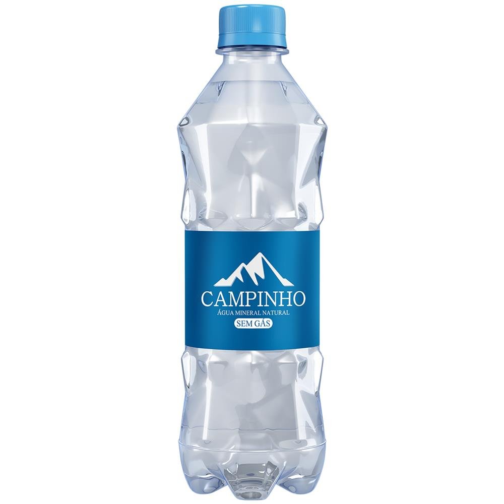 Agua Campinho Natural 500Ml Pet Com 12 Unidades