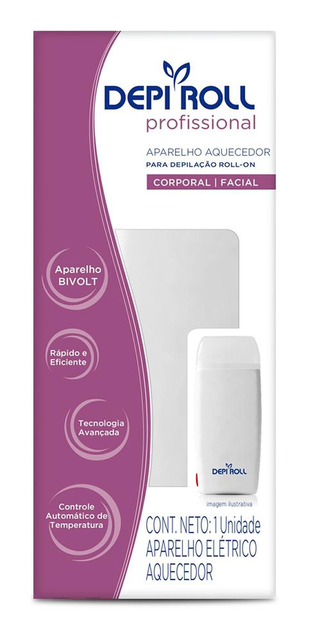 Aparelho Depilatorio Roll On Depiroll Bivolt